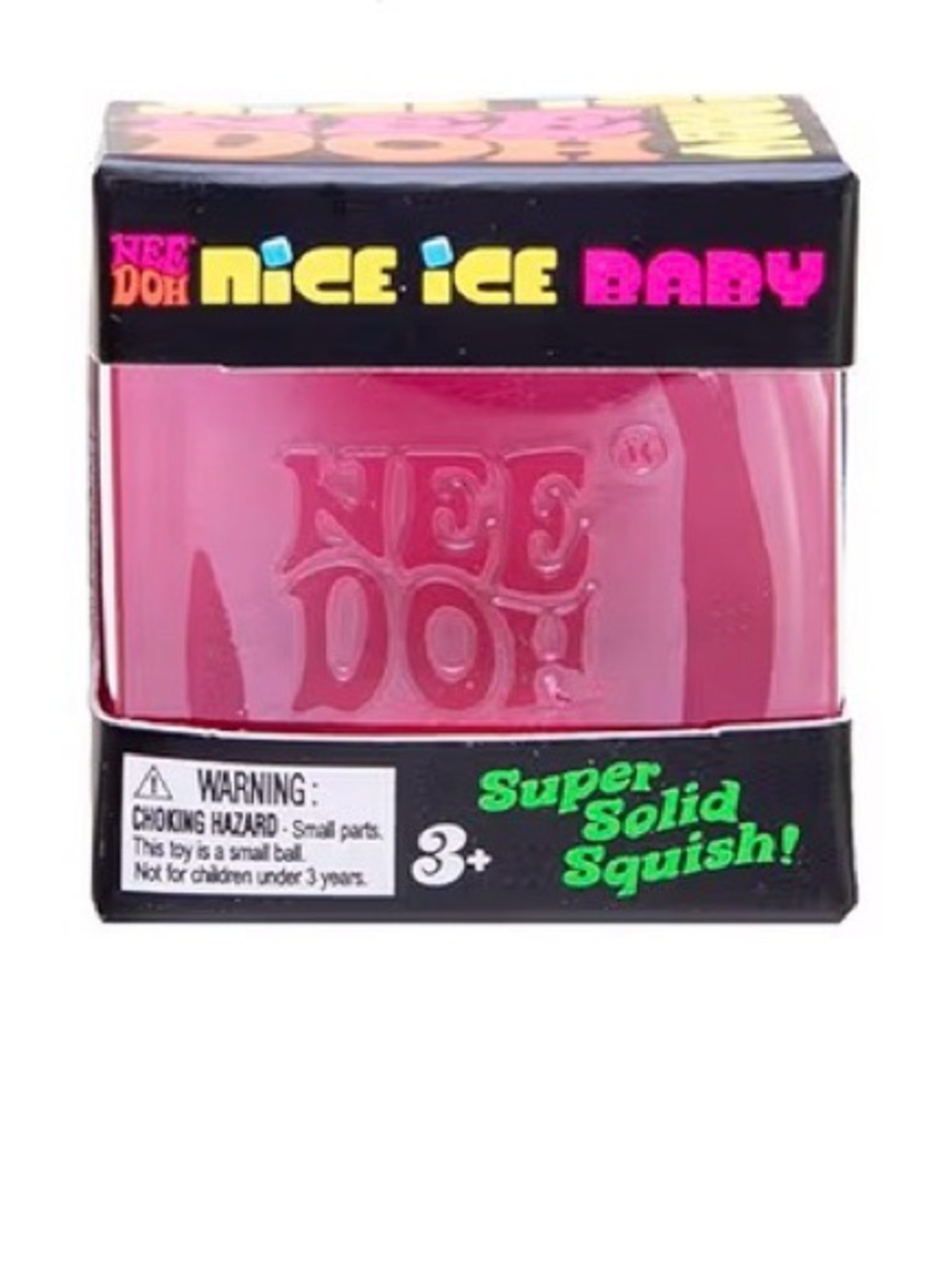 Needoh Nice Ice Baby super solid squish (pink)